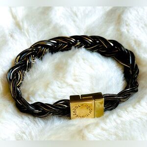 Adolfo Dominguez braided chain bracelet Unisex